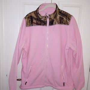 Mossy Oak Pink fleece